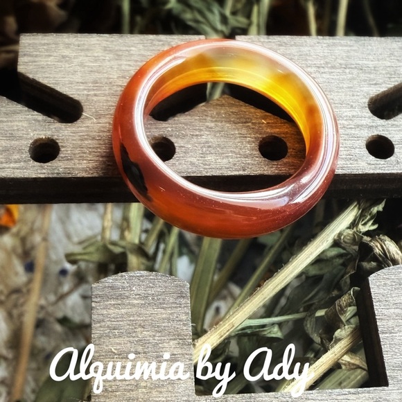 Alquimia Orange and Brown Ring - Picture 1 of 2